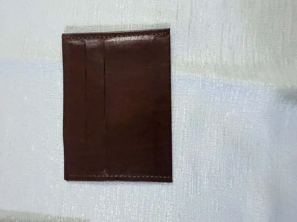 Rolfs Vintage Brown Cowhide Leather Secretary Wallet